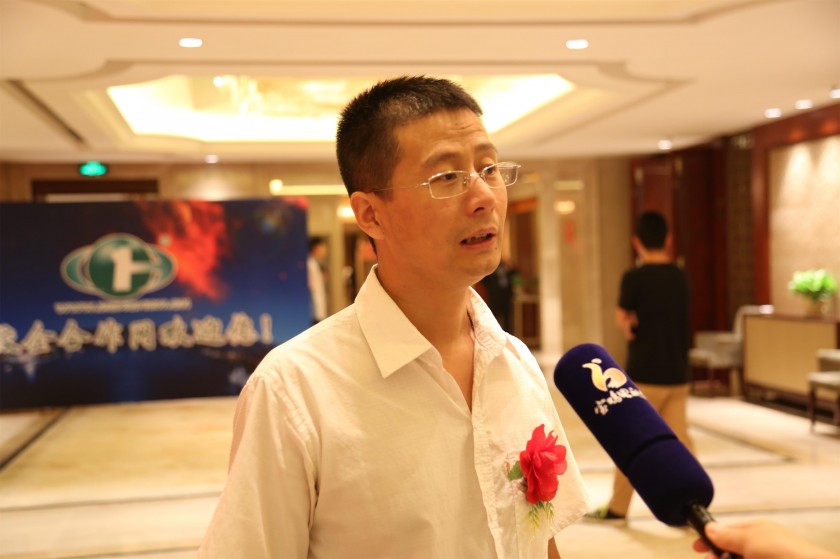 我司总经理韩晔接受宝鸡电视台采访（41届会议）